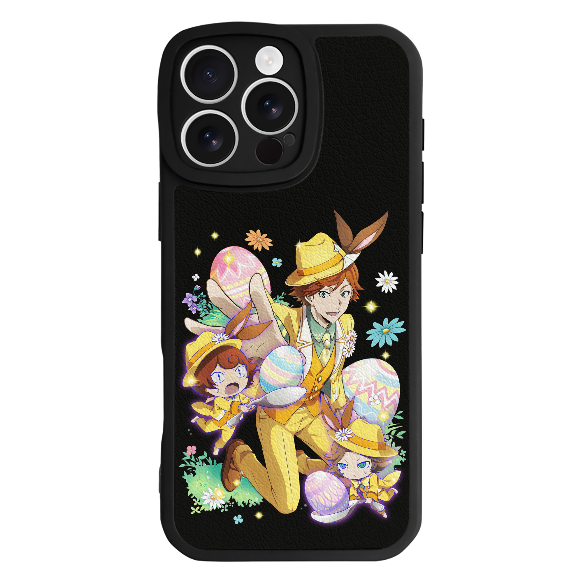 （画像用） 文豪ストレイドッグス Bungo Stray Dogs 【iPhone 16シリーズ対応】シリコンスマホケース（レザー調） 材質：シリコン